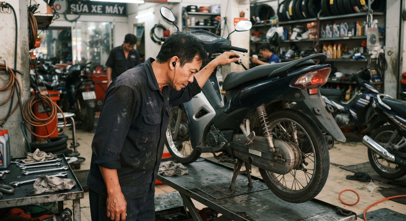 Kiểm tra tiếng nổ và độ êm của động cơ