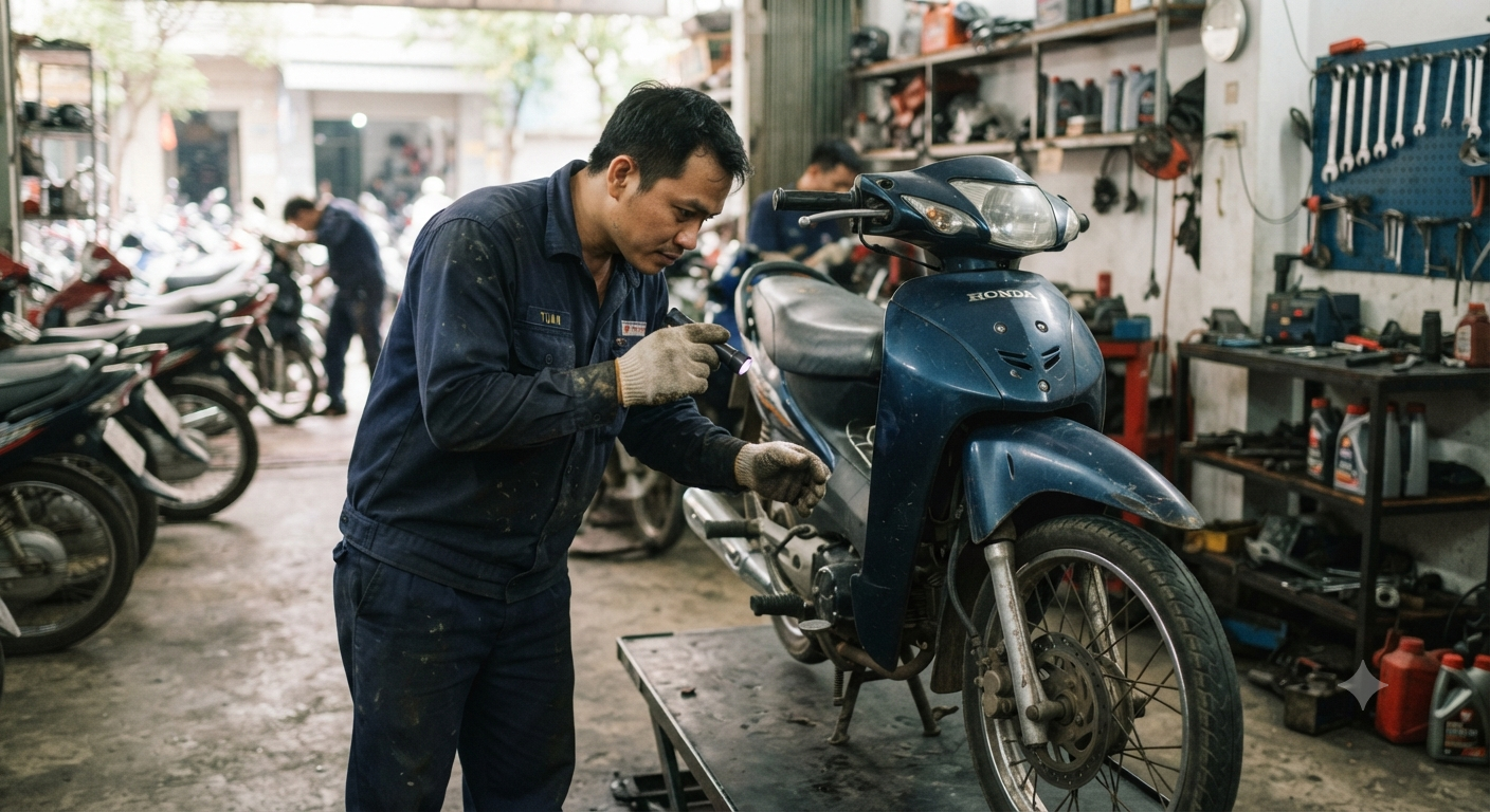 Kiểm tra tổng thể bên ngoài xe